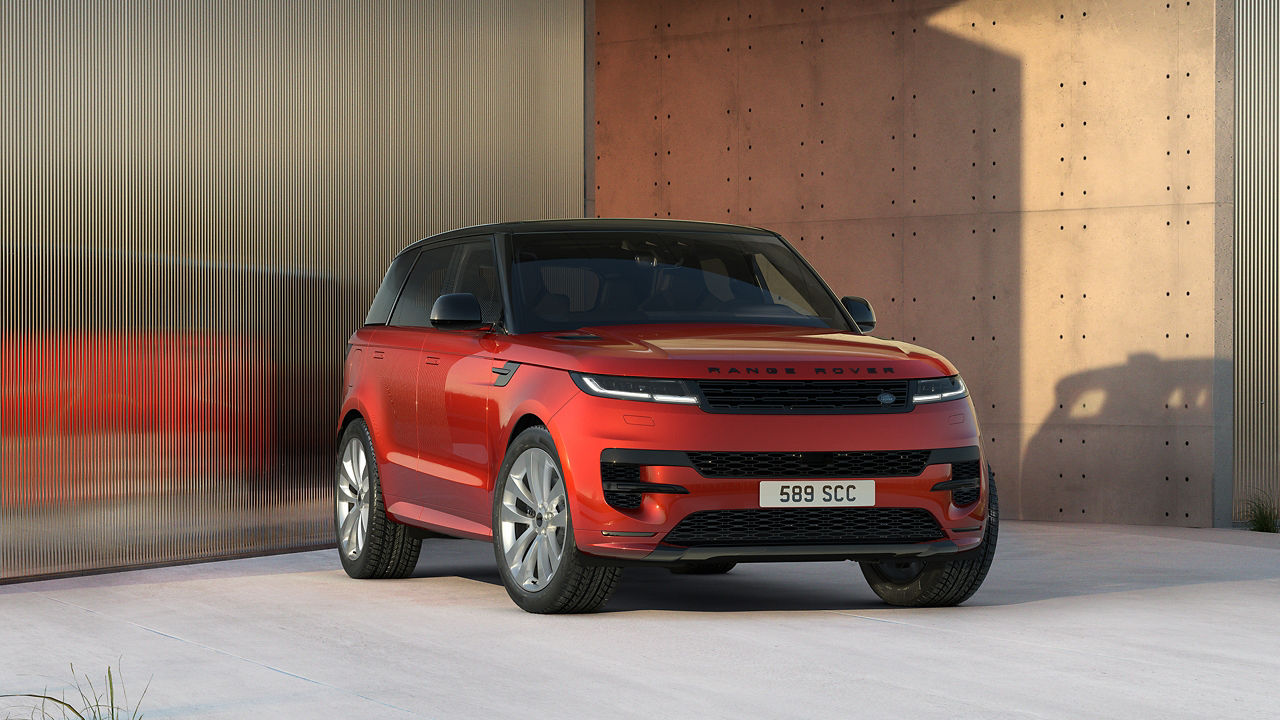 Range Rover Sports parked outside studio