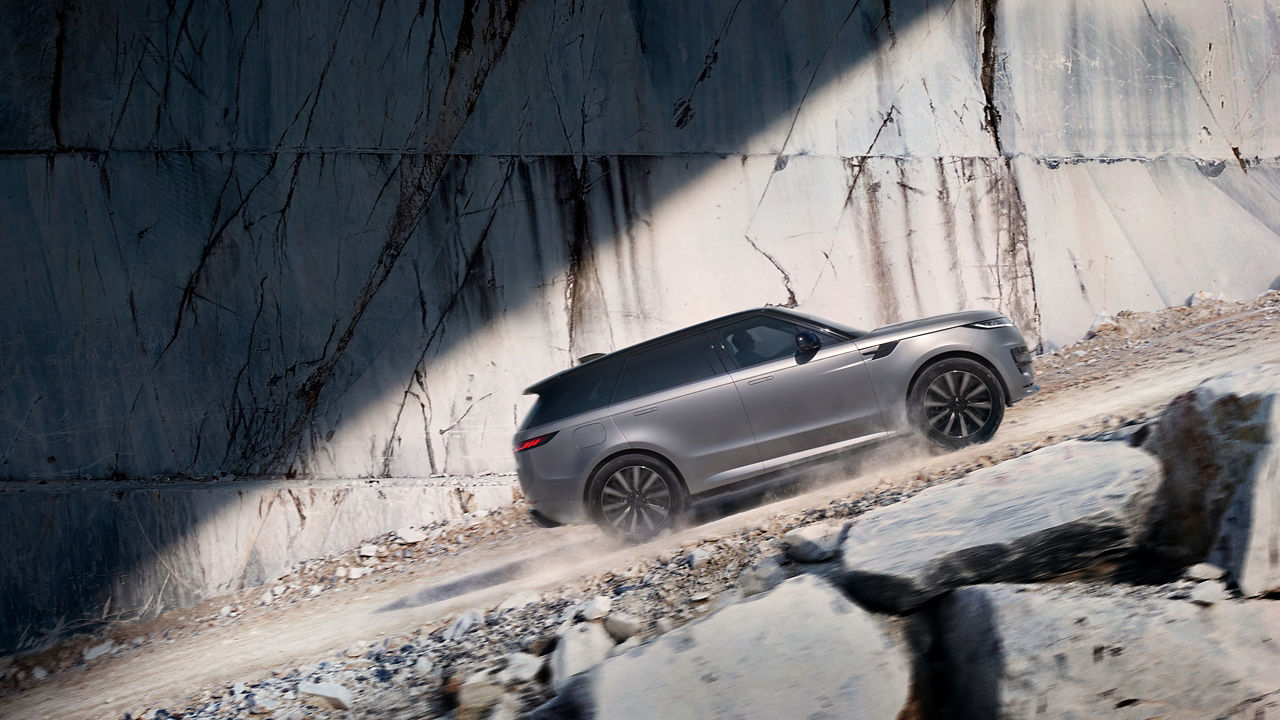 Range Rover Sport BEV Electric Car Side view