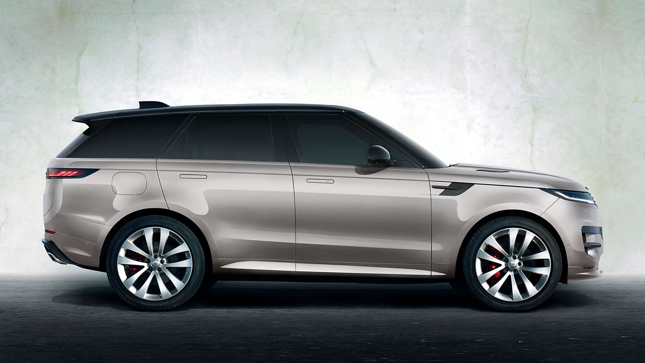 Range Rover Sports Borasco Grey parked on plain surface
