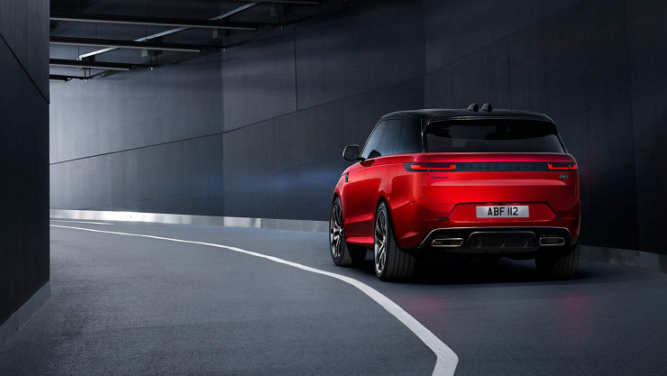 New Range Rover Sport Back Profile at Exclusive Preview Event