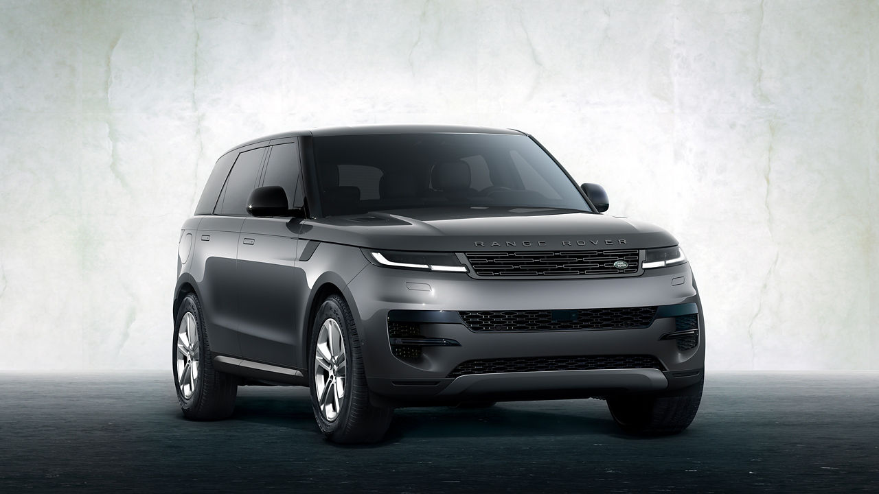 Representation of Range Rover Sport on grey textured background