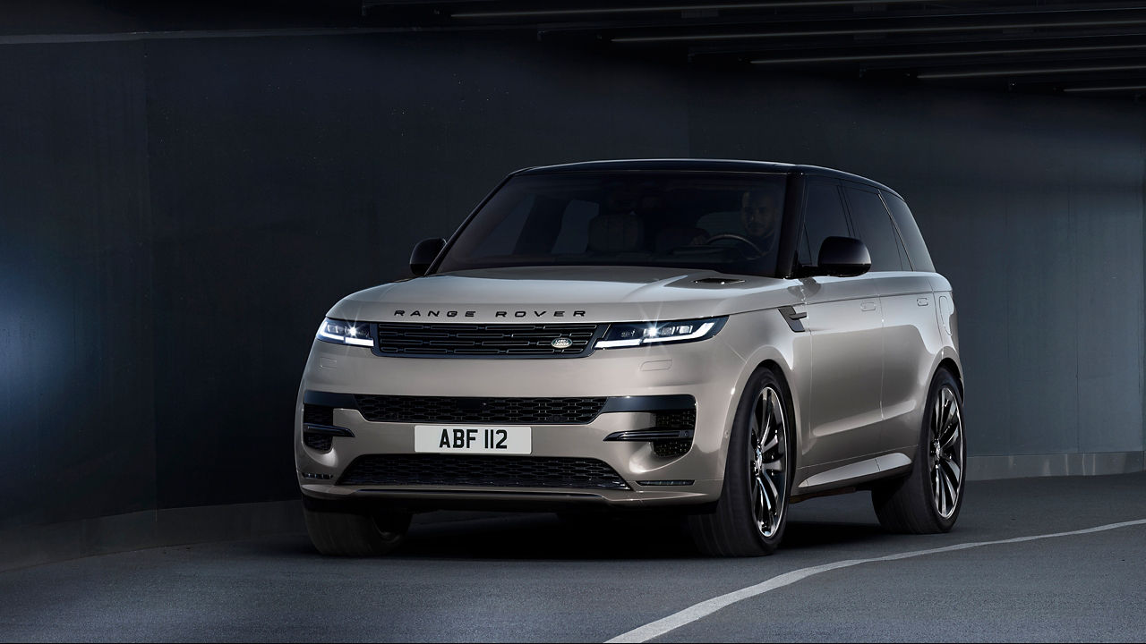 Range Rover Sport Borasco grey running under bridge