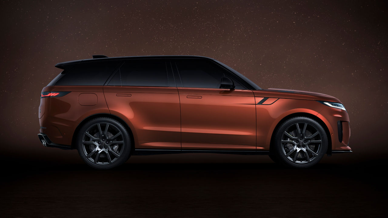 Side view of Range Rover 