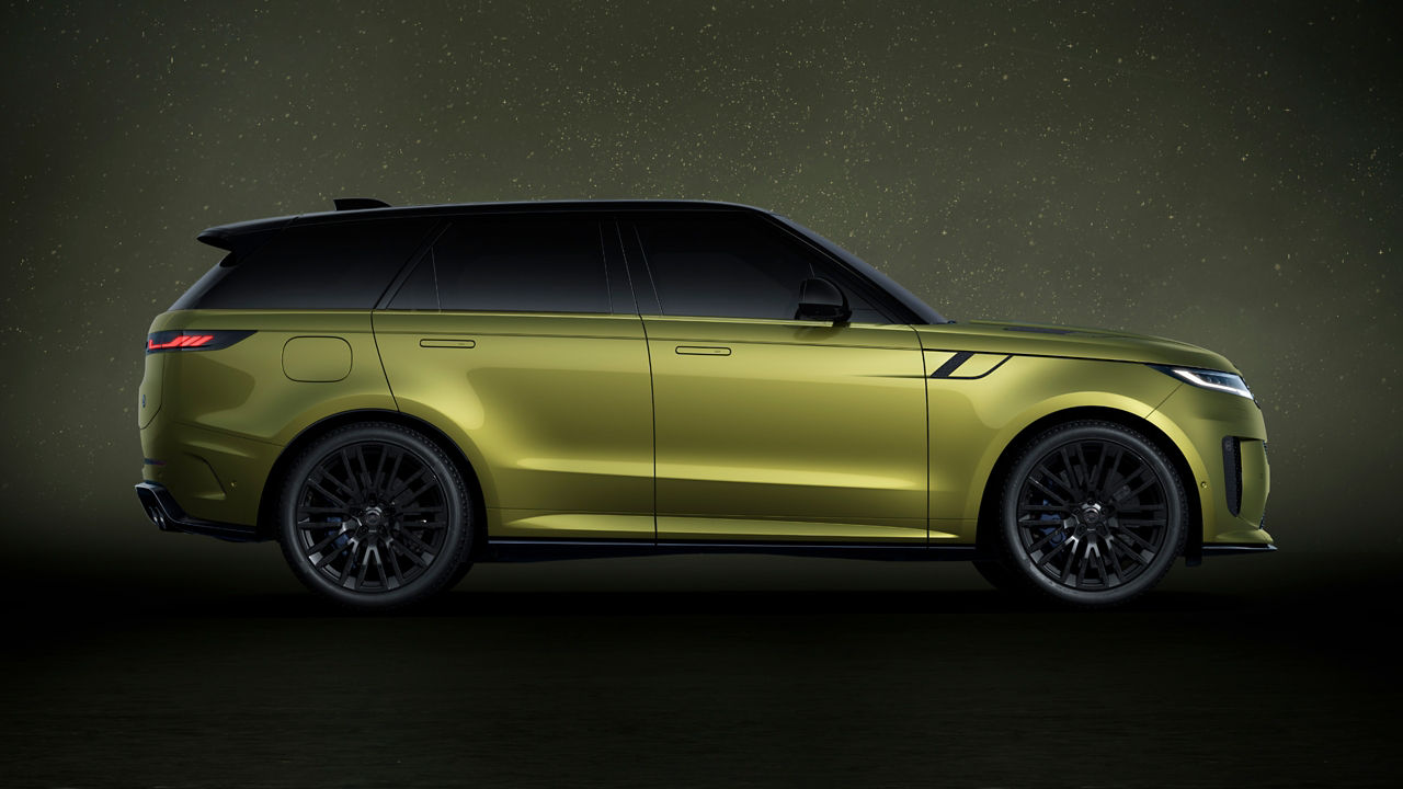 Side view of Range Rover 