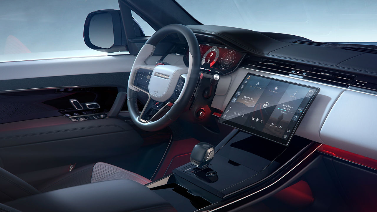 Iridescent interior view 