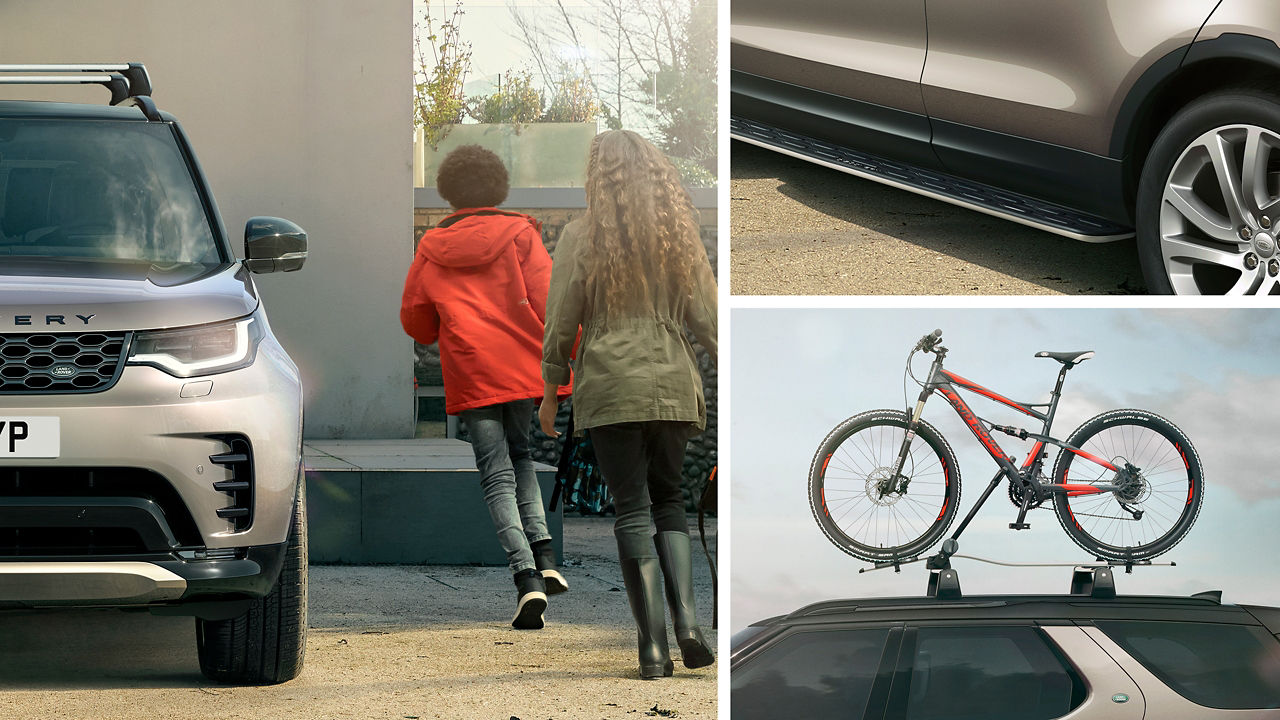 Bicycle on the Discovery sport