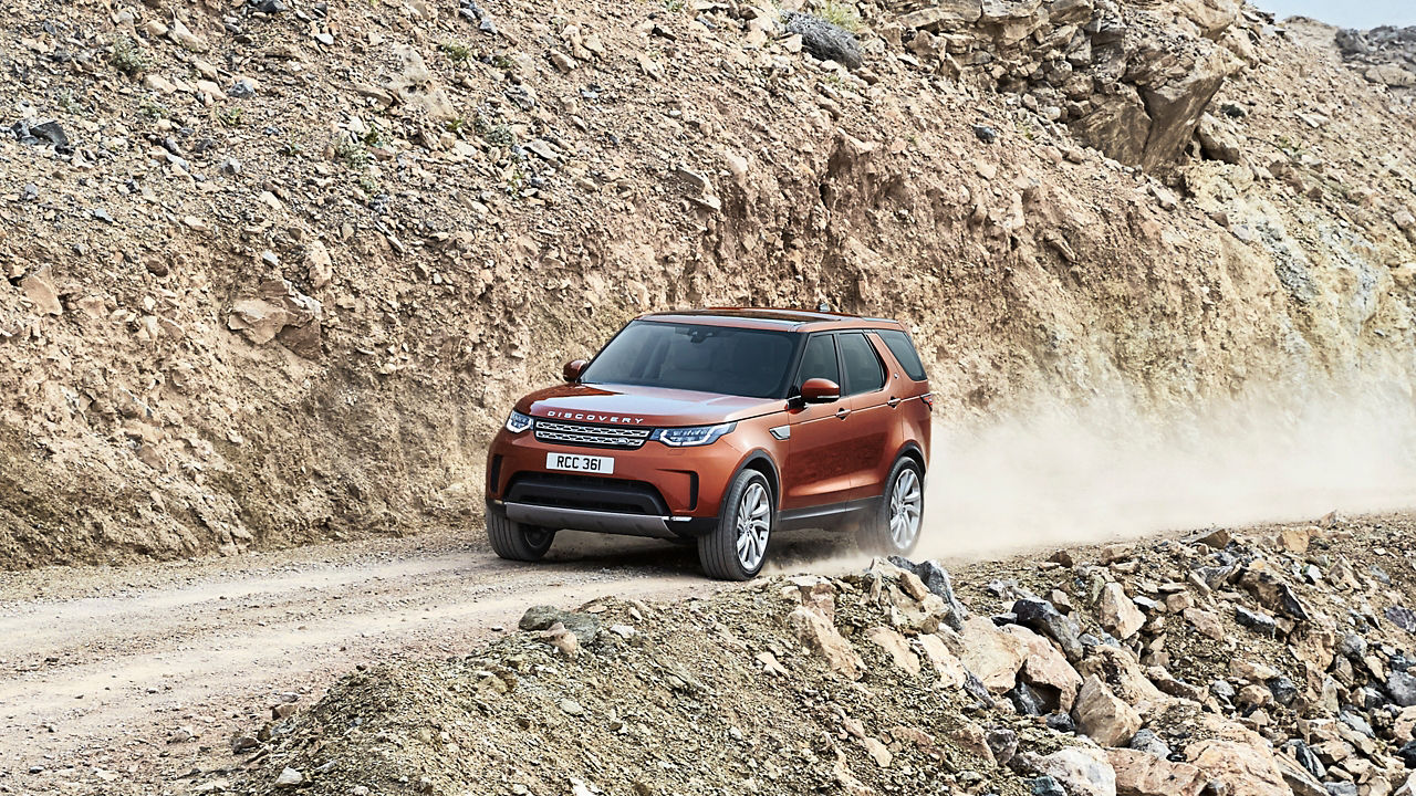 Discovery on dusty off road adventure