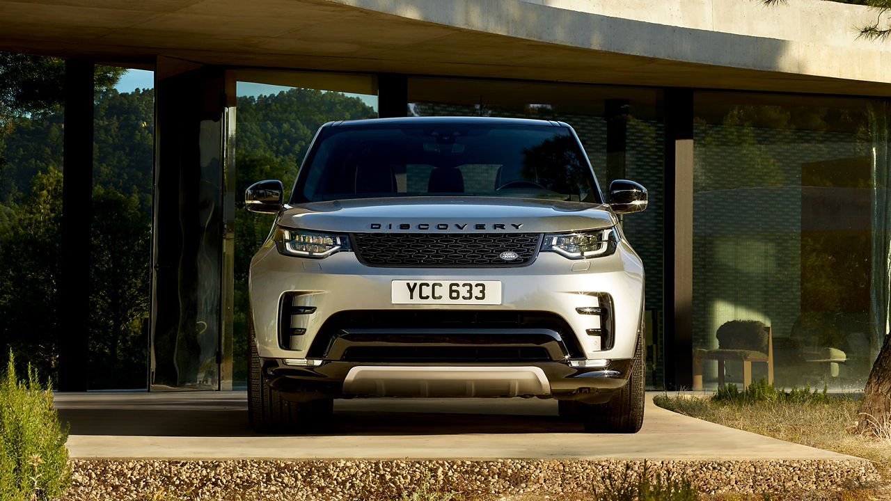 Land Rover Discovery parked in home