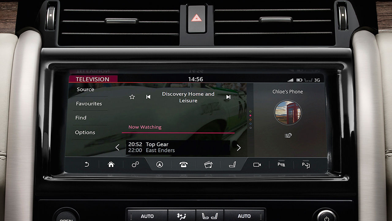 Close View of Discovery Sport Infotainment View