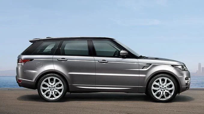 Grey Range Rover