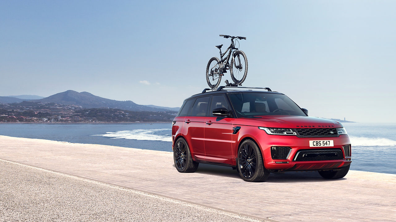 Range Rover Sport Parked at Sea Side