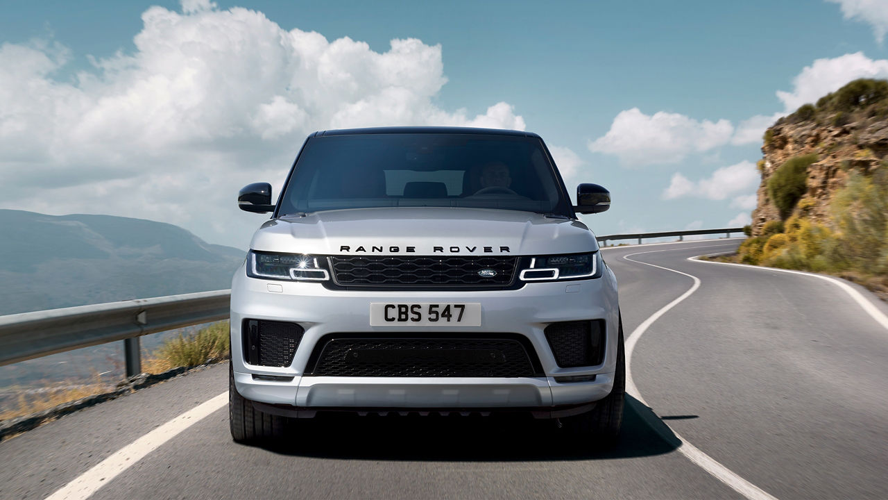 Range Rover Sport Driving On Mountain Runway Road