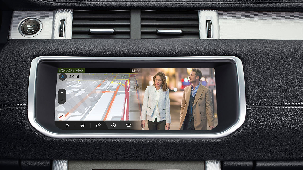 Discovery infotainment system with dual  view display