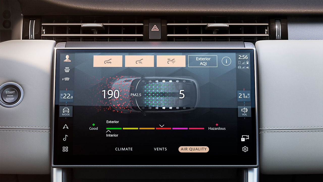 Discovery Sport infotainment mode