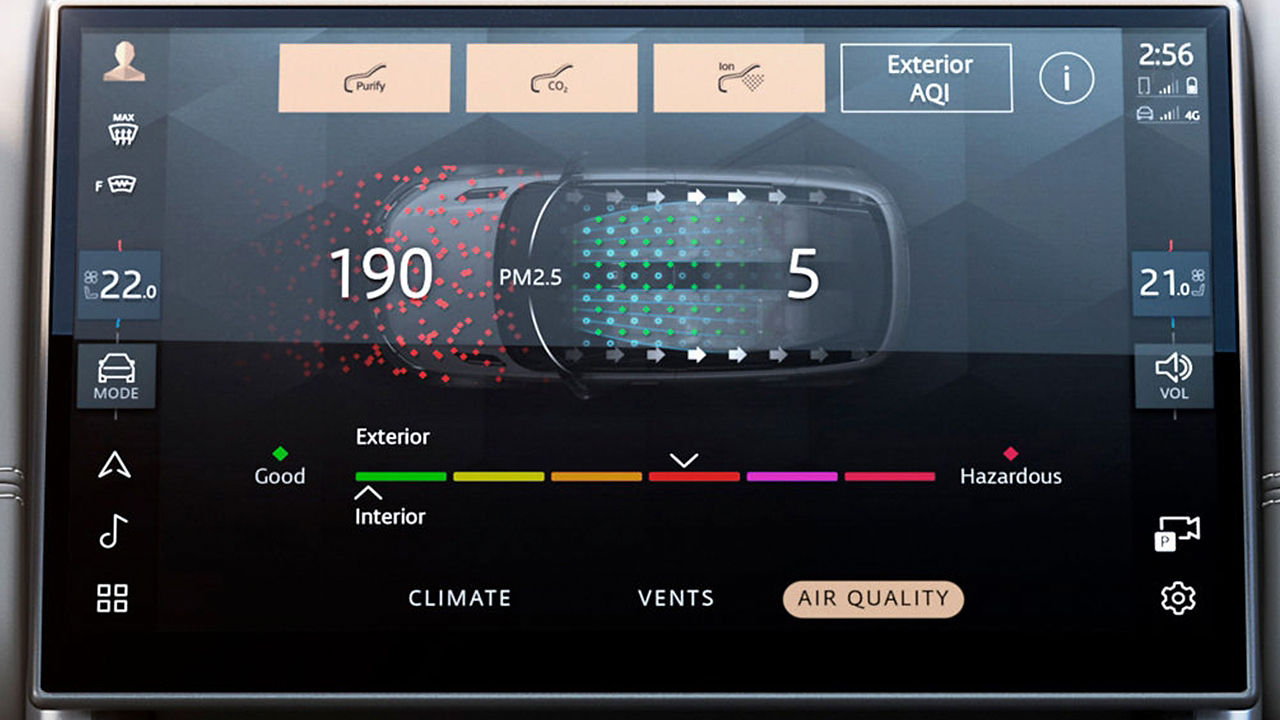 Discovery Sport infotainment mode
