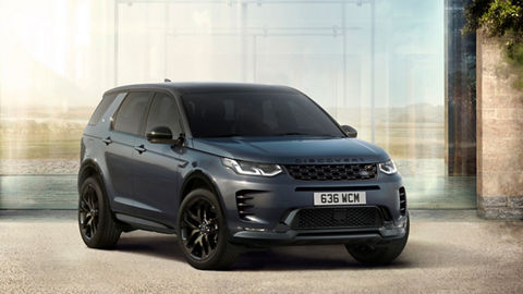 Parked Discovery Sport during the launch
