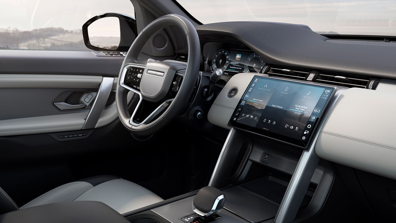Discovery Sport interior dashboard and infotainment system