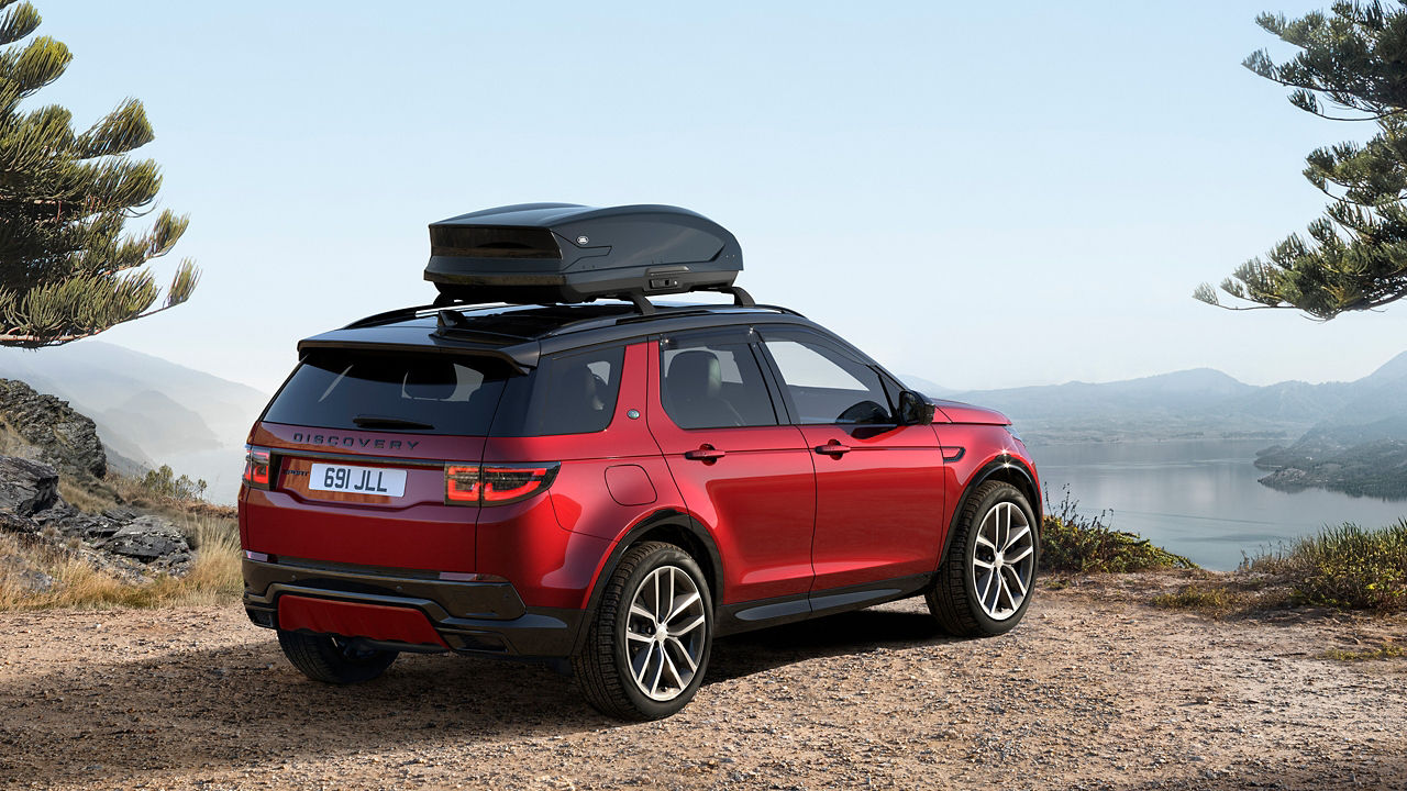 Discovery parked on top of hill