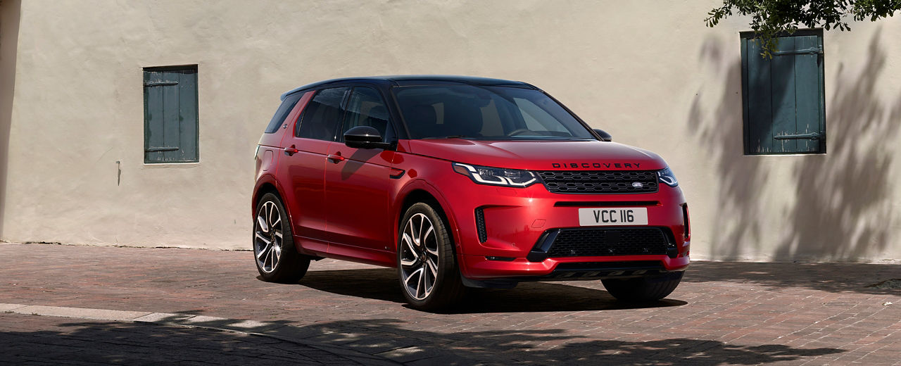 Discovery Sport Parked in front of Wall