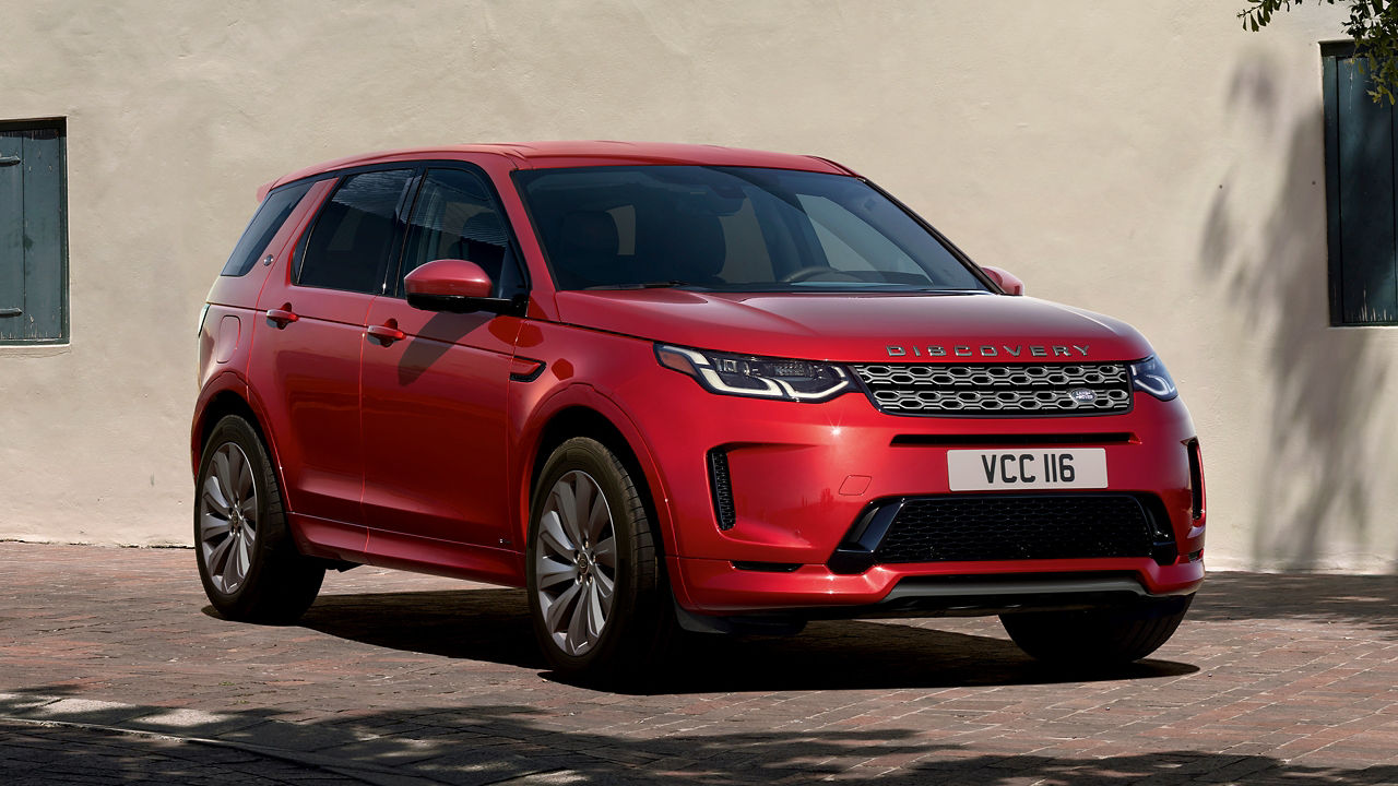 Discovery Sport Parked in front of Wall