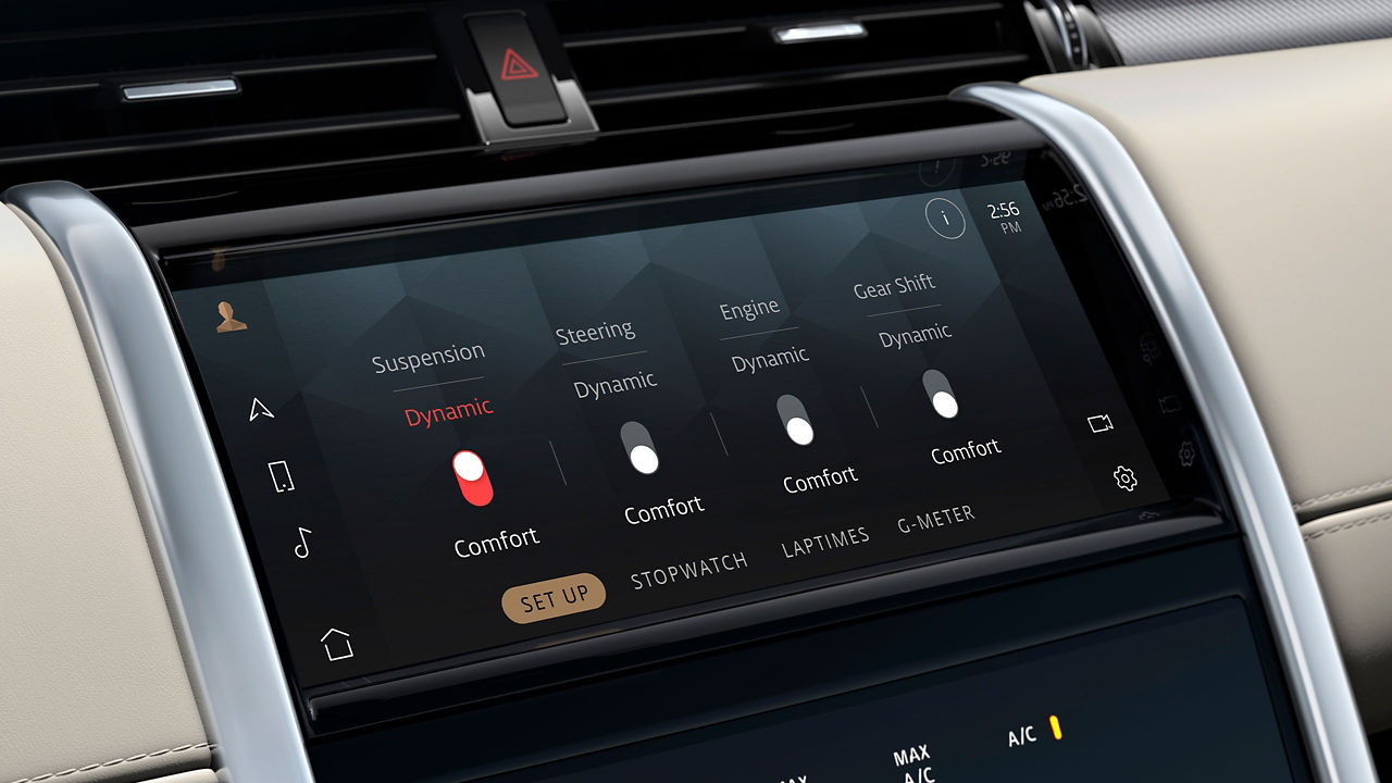 Discovery Sport In-Car Technology Display