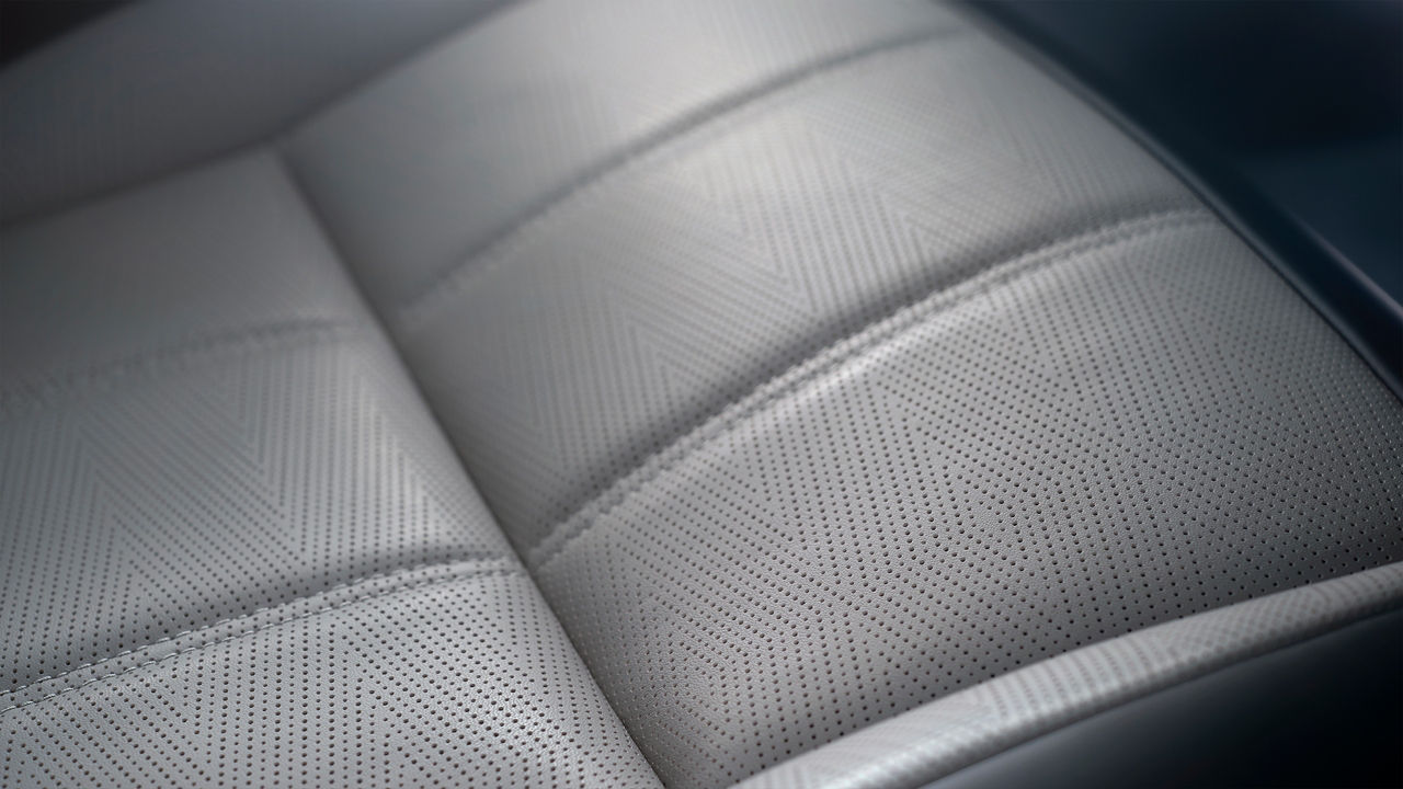 Focusing on the seat leather design