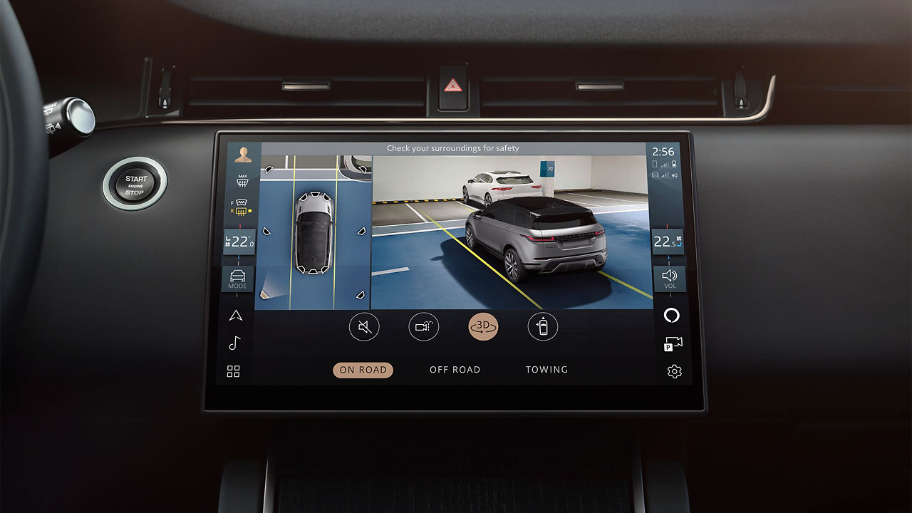 Range Rover Evoque infotainment system