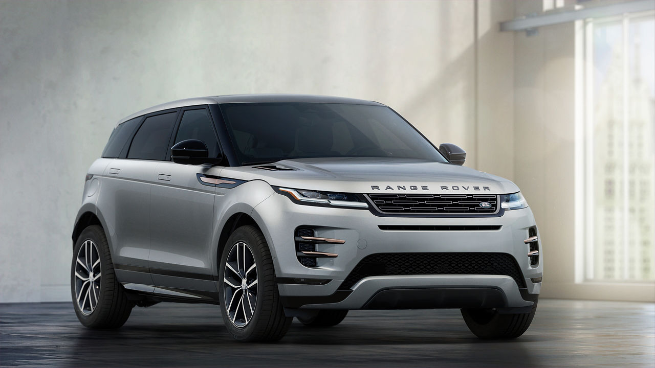 Front Side view of Range Rover Evoque