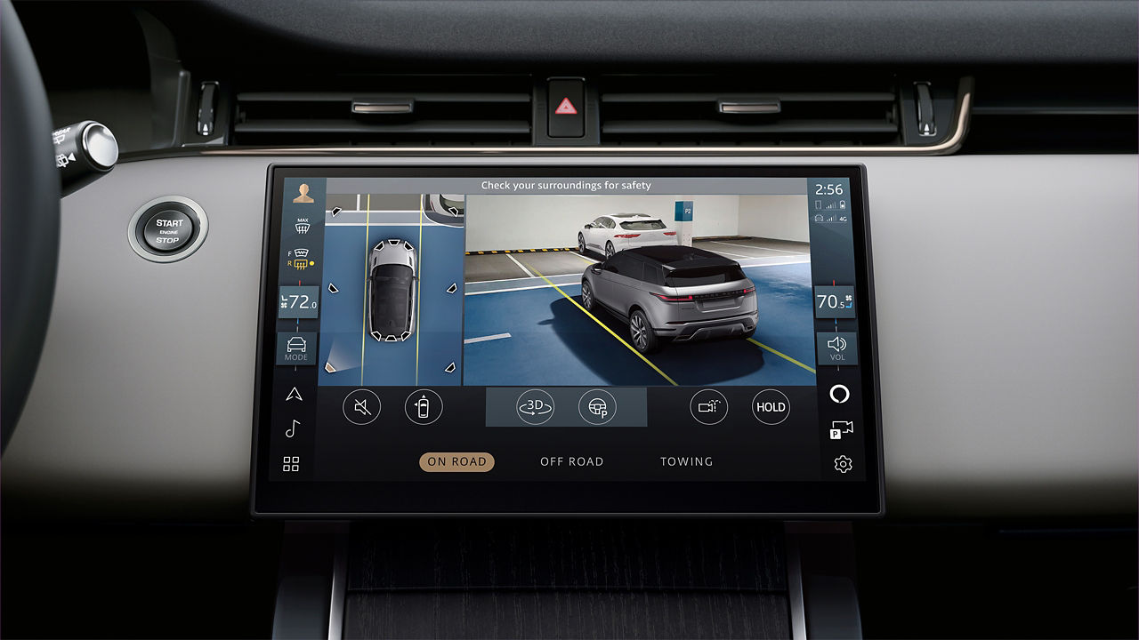 Range Rover Evoque infotainment system