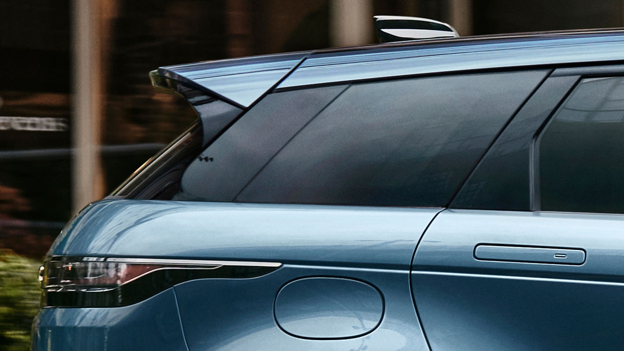 Range Rover Evoque back side view