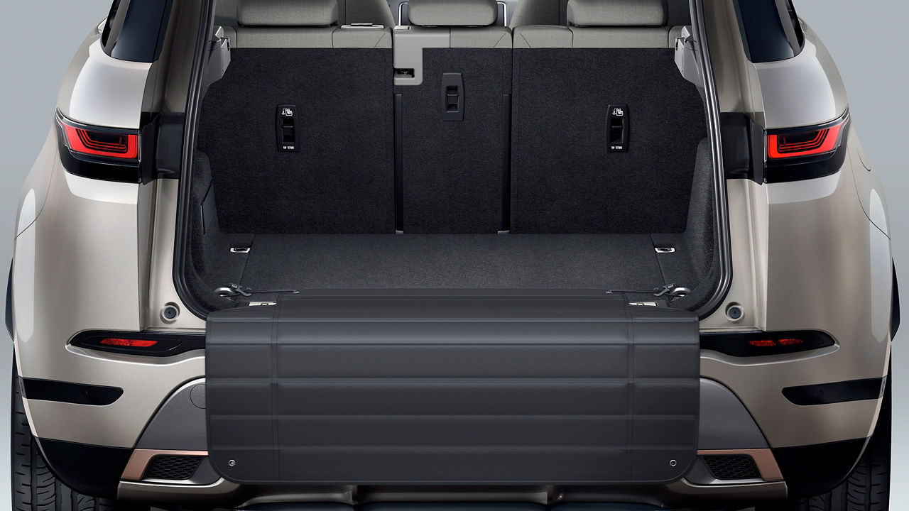 Empty Room Open Trunk Of Modern Evoque Car