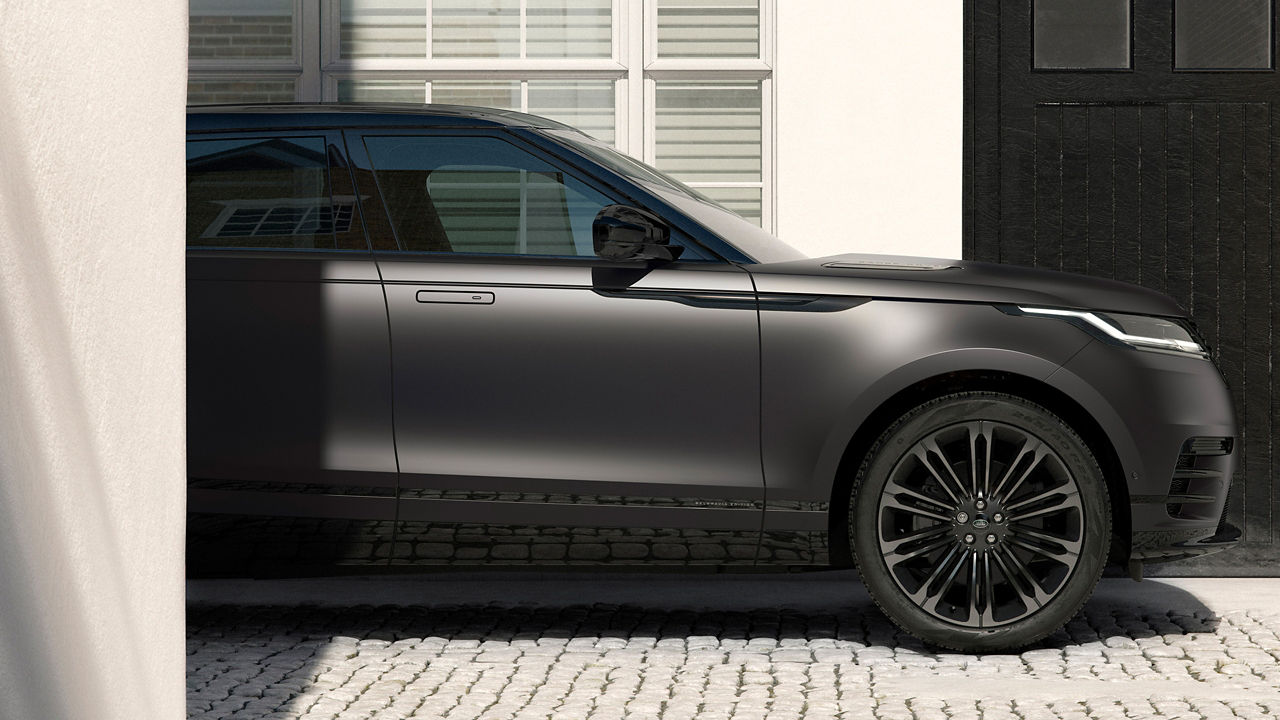 Range Rover Velar parked side view