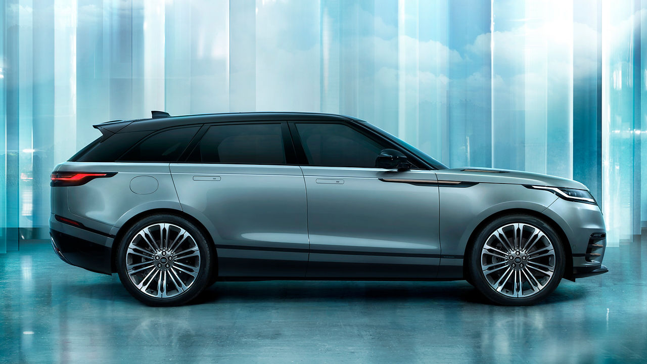 Side view of Range Rover Velar