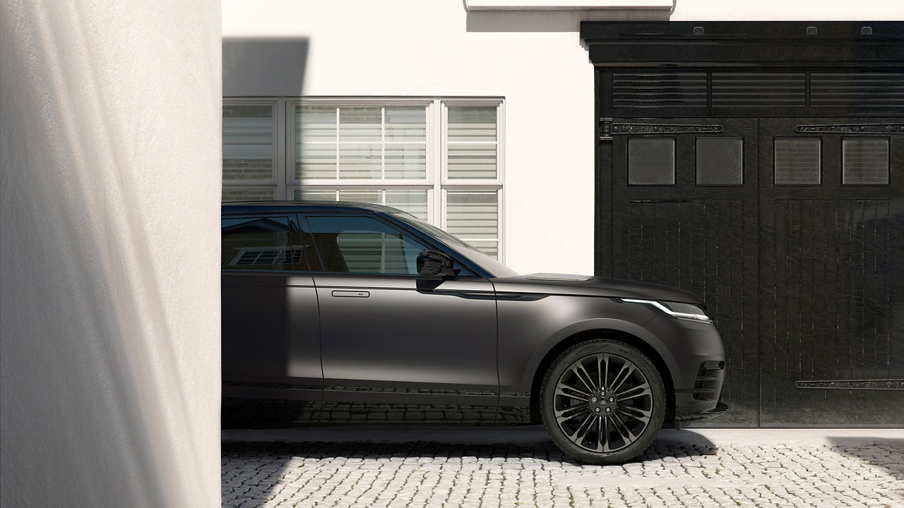 Range Rover Velar parked side view