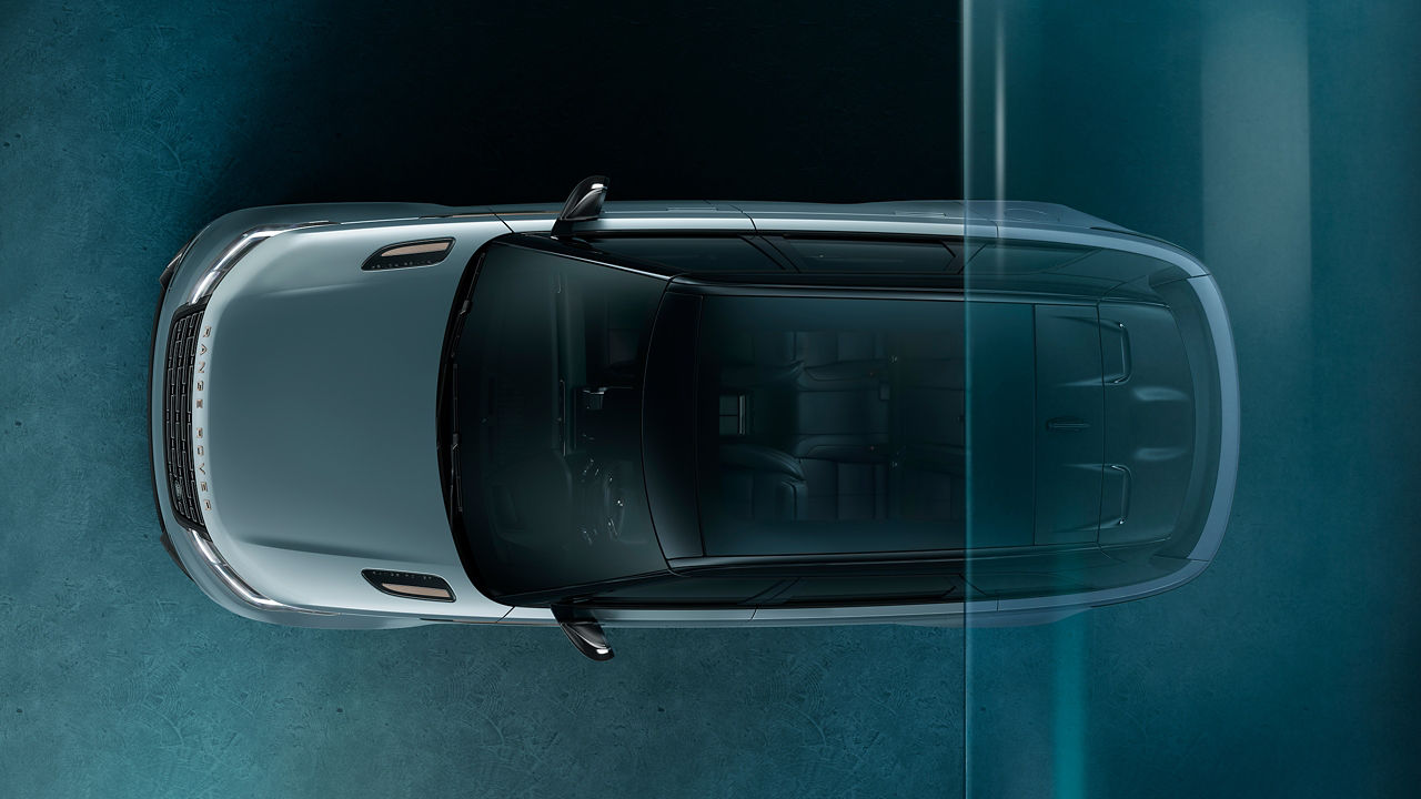 Range Rover Velar top view