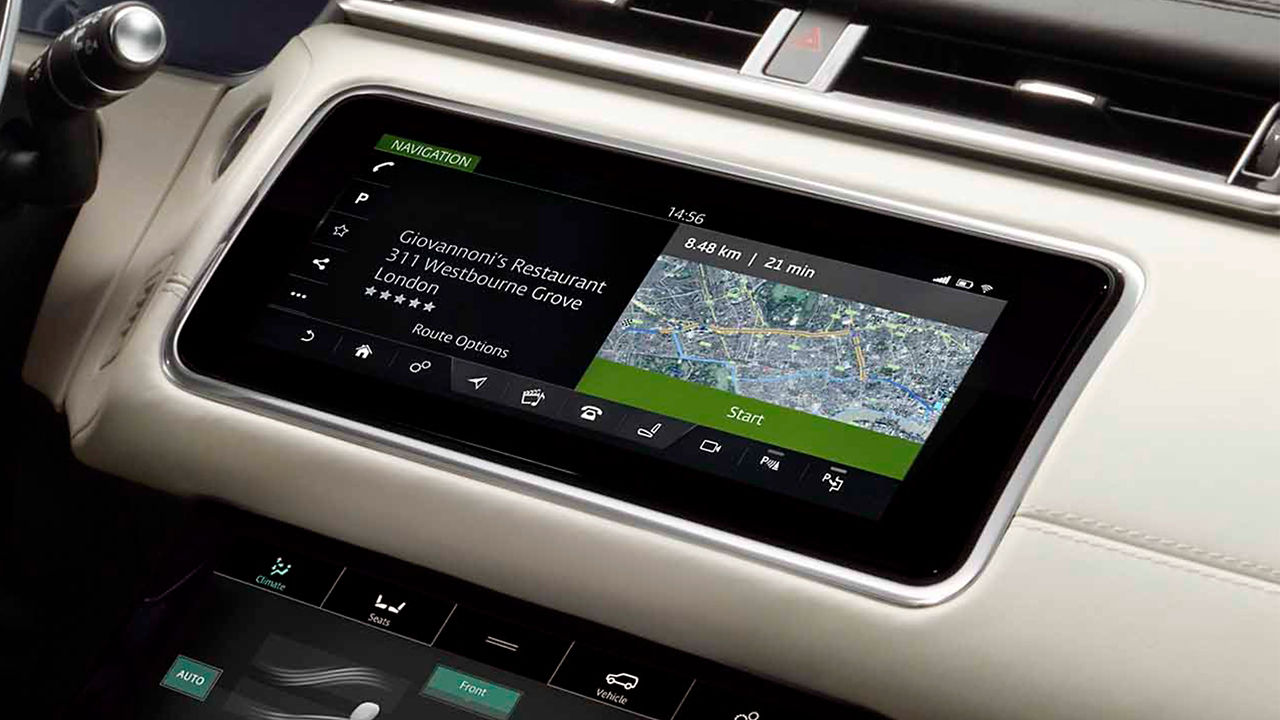 Velar modern Infotainment System