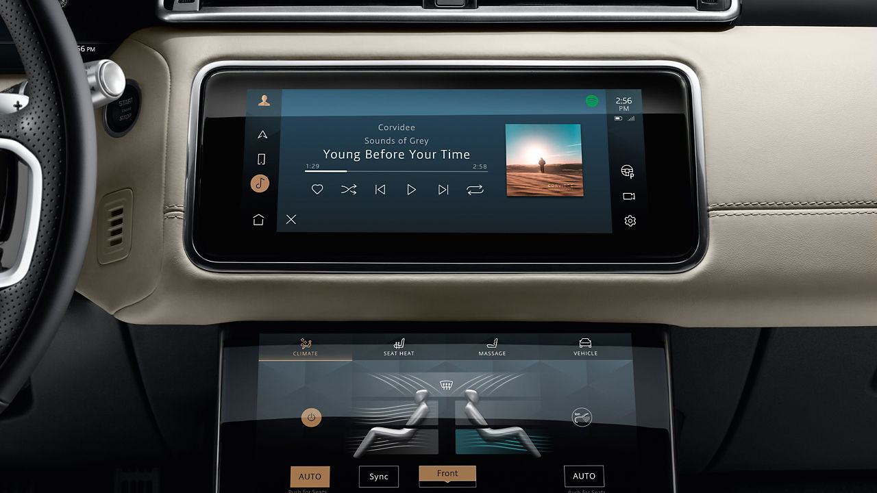 Range Rover Velar Intouch Infotainment system