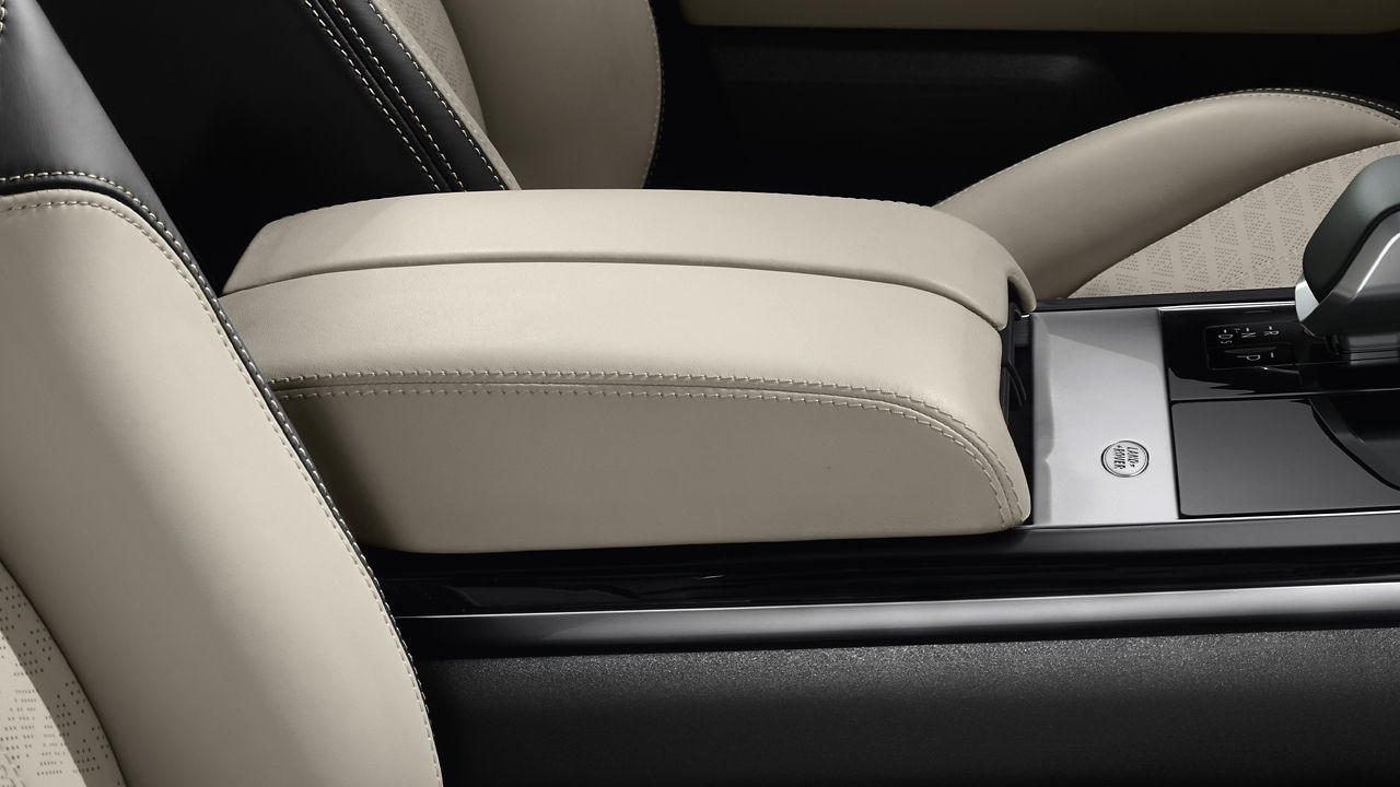 Armrest Console  In Modern Luxury Velar