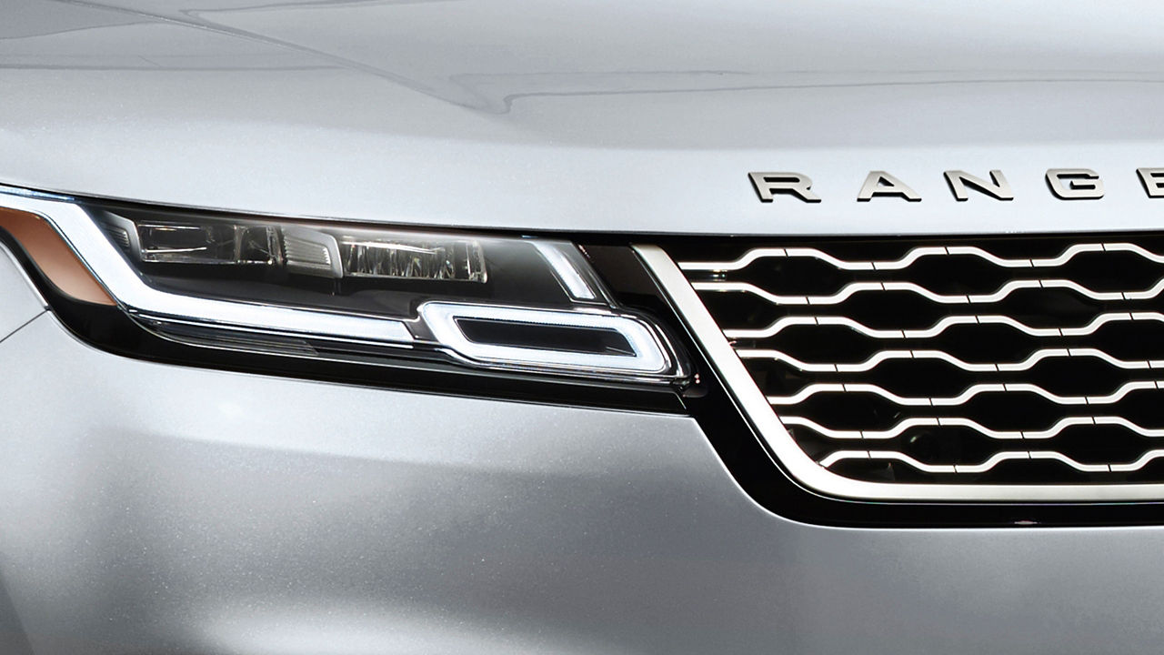 The front highlight of Velar