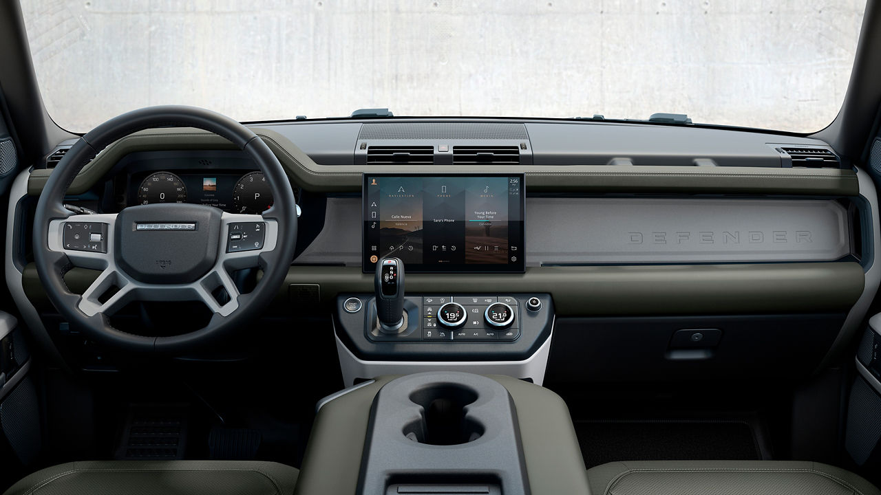 Defender interior dashboard