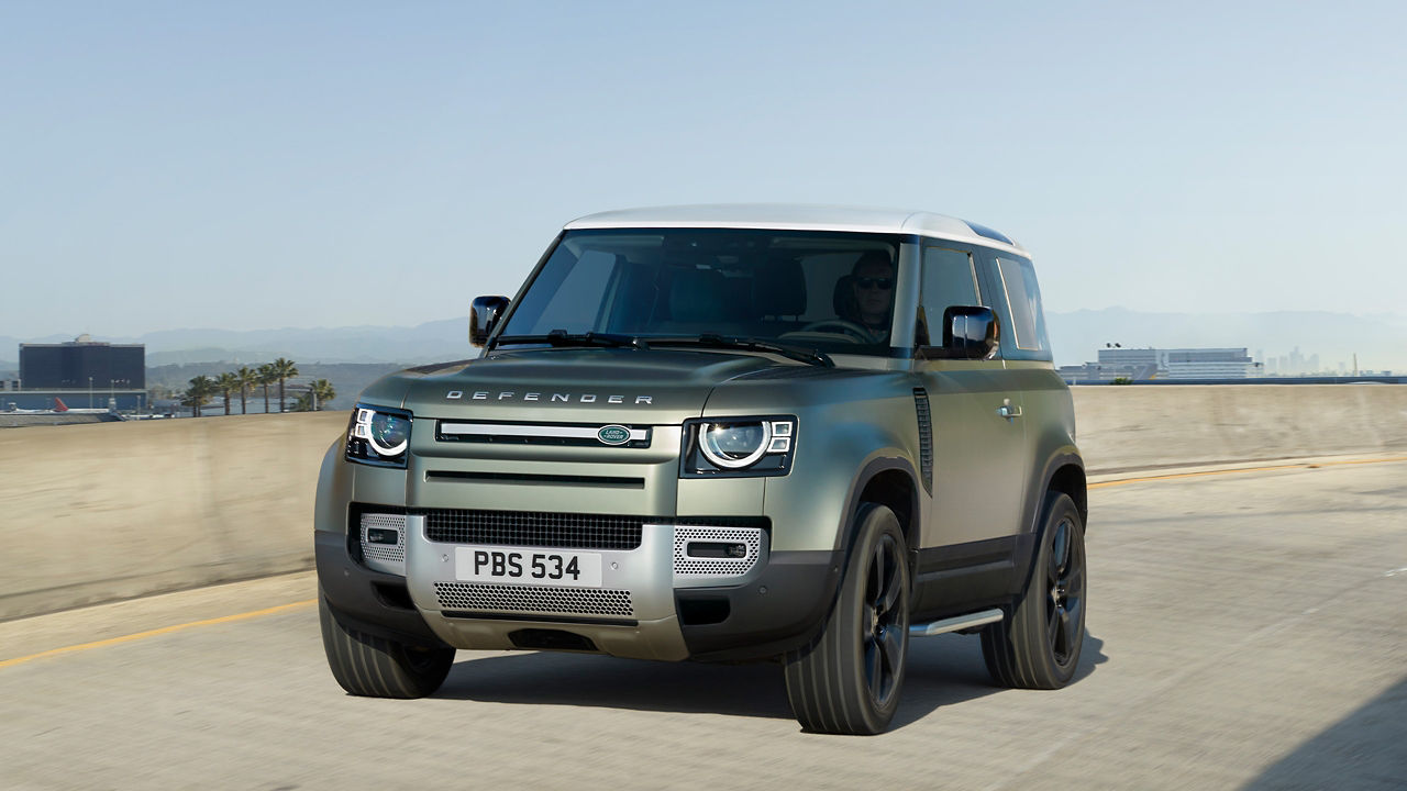  Defender Parked On Road