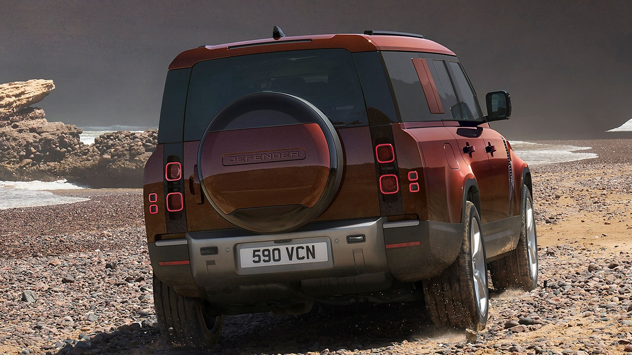 Defender County pack rear profile
