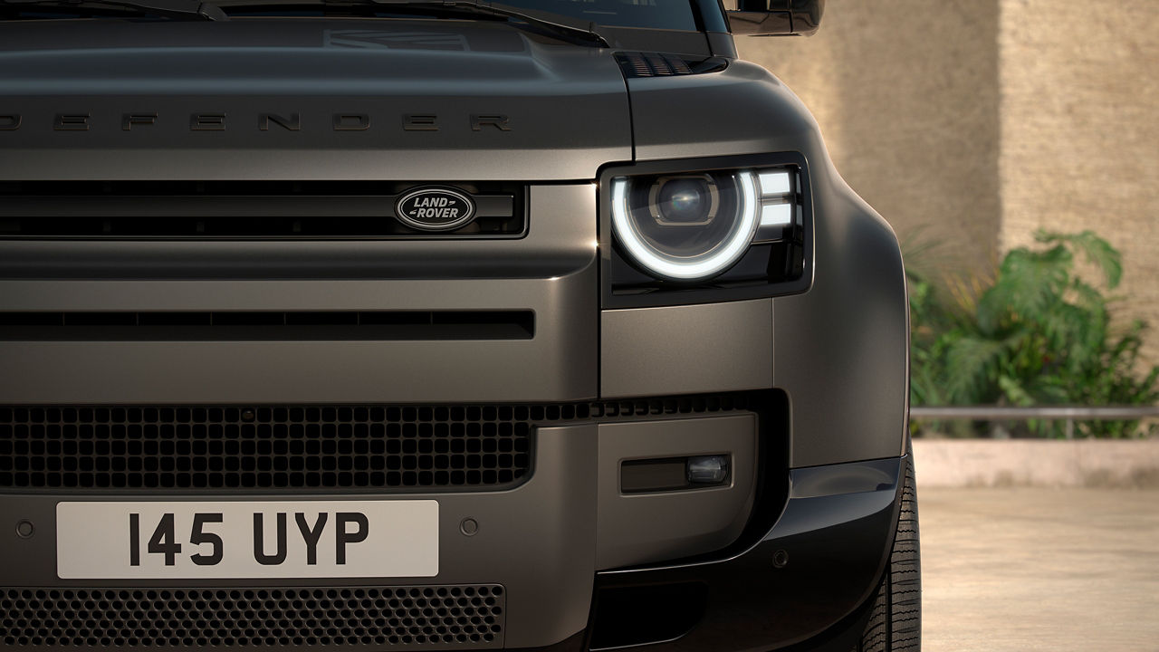 Defender front zoomed view
