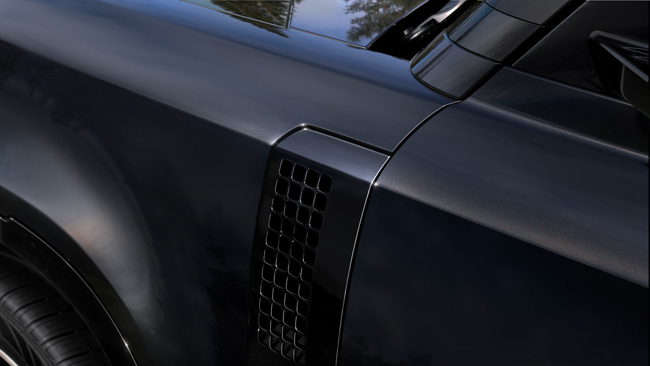sculpted grille