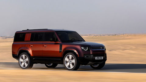 Defender on desert