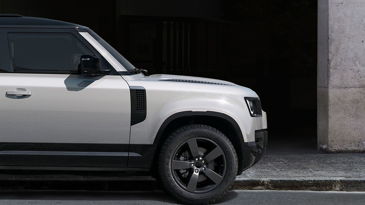 Defender side view