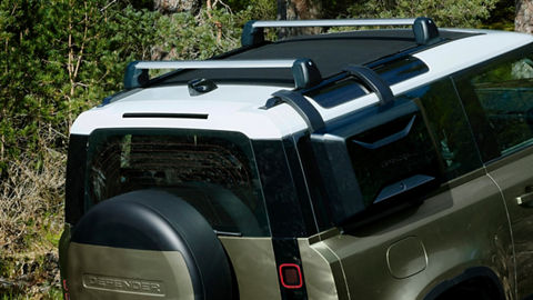Defender back side view