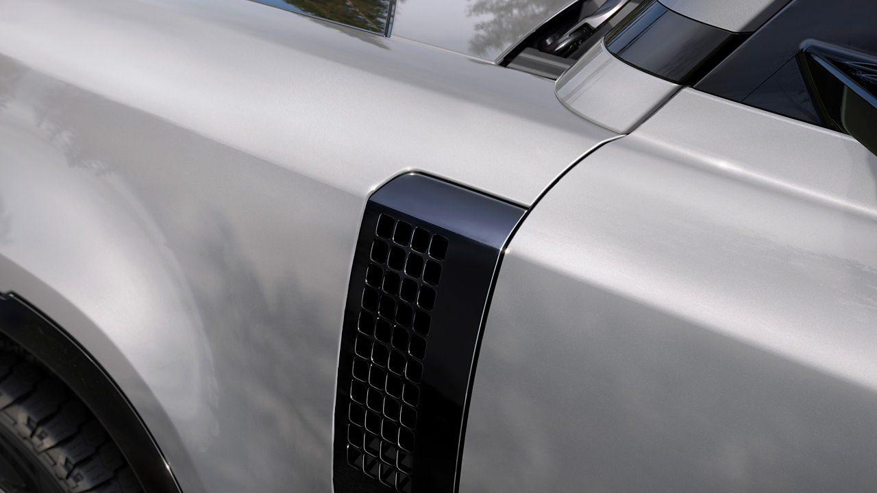Sculpted grill