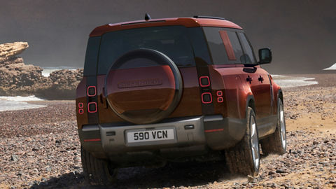 Defender County pack rear profile