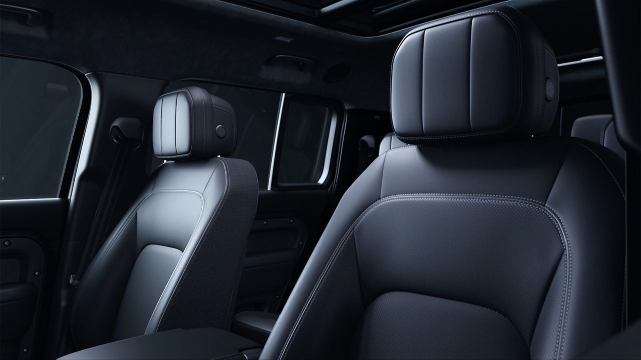 Defender seat side view